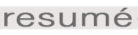 resume