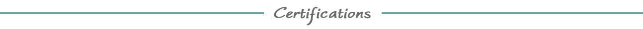 Certifications